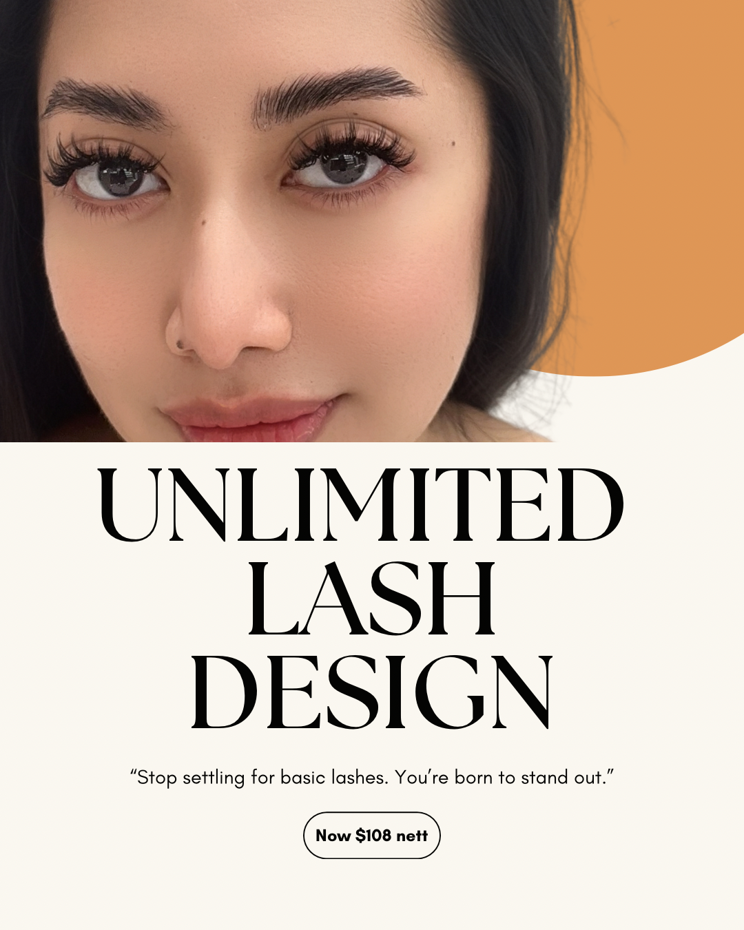 Unlimited lash design — promo