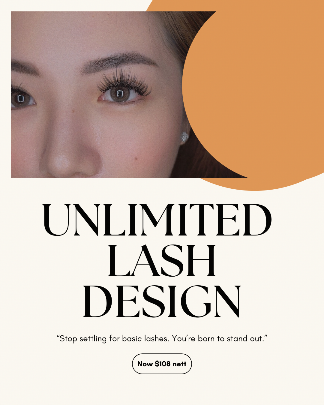 Unlimited lash design — promo