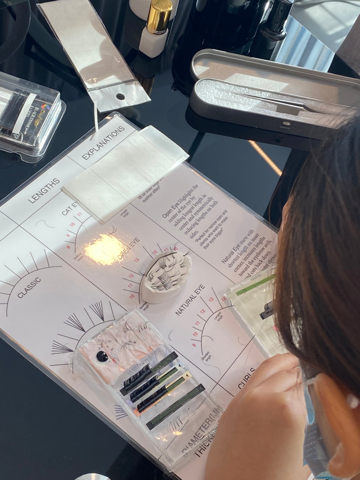 Intensive beginner lash training