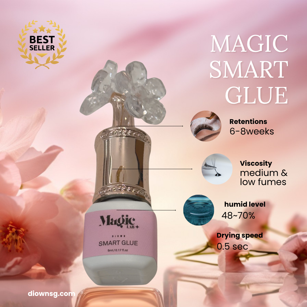 Magic smart lash glue